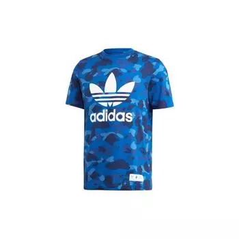 Мужская футболка Adidas Originals X Bape Camo, синяя DP0194 XS
