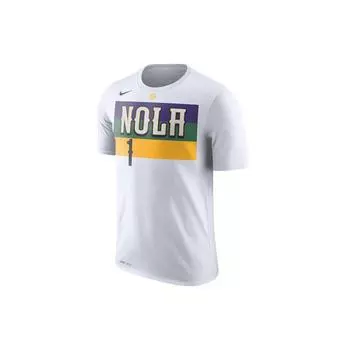 Мужская футболка Nike Dri-Fit NBA New Orleans Pelicans, белая BV8780-106 M