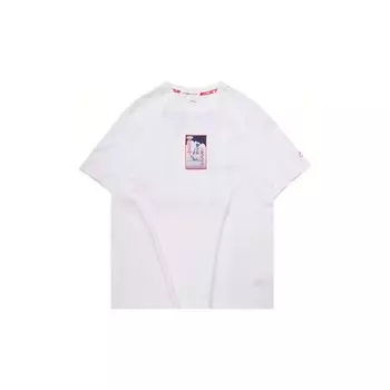 Мужская футболка с коротким рукавом Li-Ning Sports Fashion Series, белые топы AHSQ455-3 XL