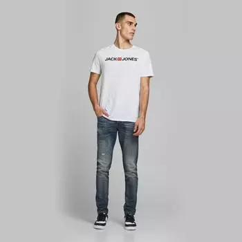 Мужская футболка с короткими рукавами из 100% хлопка JACK & JONES