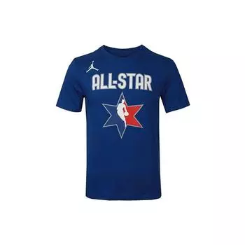 Мужская футболка с круглым вырезом Jordan All-Star Dri-Fit Nba, синий цвет DC3497-495 L