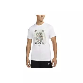 Мужская футболка с круглым вырезом Nike LeBron James Lion, белая DM2468-100 L