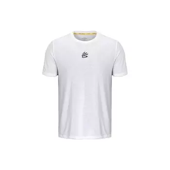Мужская футболка с круглым вырезом Under Armour Curry Series, белые 1377545-100 XXL