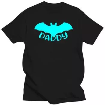 Мужская футболка с принтом Bat Daddy Футболка с изображением фильмов ужасов на Хэллоуин Футболка с изображением гадости или сладости Модная футболка Harajuku Светящаяся уличная одежда большого размера S