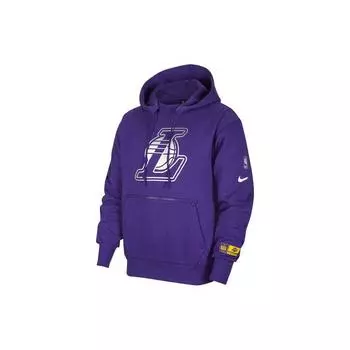 Мужская худи Nike Los Angeles Lakers Courtside фиолетового цвета CV4046-504