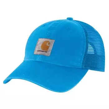 Мужская кепка Carhartt Canvas Mesh Back Azure One Size 100286, синяя,
