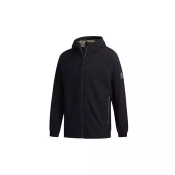 Мужская куртка Adidas Softshell на молнии с капюшоном, черная FM7522 S