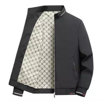 Мужская куртка Executive Loose Large Casual Jacket 8XL чёрный