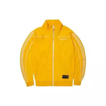Мужская куртка Li Ning с длинным рукавом и воротником-стойкой, желтая AFDR985-1 XXL