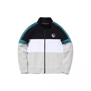 Мужская куртка Li-Ning Wade Series с цветным блоком и воротником-стойкой, многоцветная AWDQ561-1 M