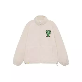 Мужская куртка Li Ning X Steven Harrington с вышитым флисовым воротником и логотипом, белая AFDRA07-1 XXXL