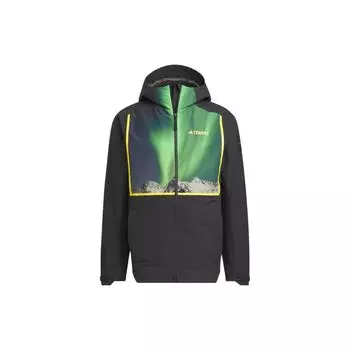 Мужская куртка с капюшоном Adidas Solid Pattern Fit 3-в-1, черная IL8959 XL