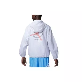 Jordan Kids Алфавит Логотип Принт Капюшон Куртка Детская Верхняя Одежда Белый FQ1061-100 M
