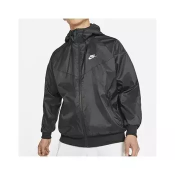 Мужская куртка с капюшоном Nike Windrunner dA0002 010 black white/95