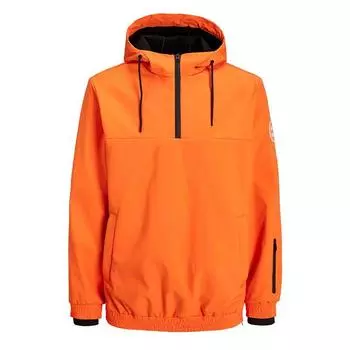 Мужская легкая парка с капюшоном JACK & JONES S чёрный