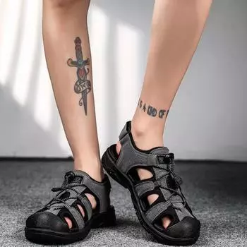 Мужская обувь Пляжная повседневная обувь Hole Shoes Мужские сандалии по акции Уличная стильная дышащая высококачественная роскошная распродажа 2024 года Купить H 40