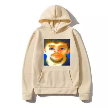 Мужская одежда Bad Bunny El Club Print Hoodies Streetwear Унисекс с капюшоном Зимние флисовые теплые пуловеры Круглый вырез Графические толстовки с капюшоном XS