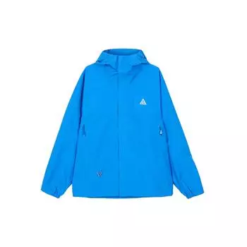 Мужская однотонная куртка с капюшоном на молнии Nike ACG Storm-FIT Cascade Rains, синяя DV9416-435 XXL