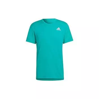 Мужская охлаждающая футболка Adidas Over The Run Performance Голубая HB7464 S