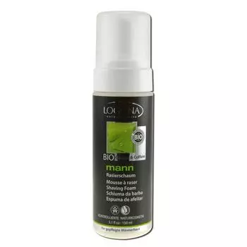 Мужская пена для бритья Logona Bio Ginkgo & Caffeine, 150 мл, 1 шт.