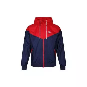 Мужская повседневная куртка с капюшоном Nike Sportswear Windrunner темно-синяя AR2192-410 XL