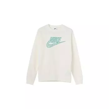 Мужская повседневная спортивная пуловер с круглым вырезом Nike, белая толстовка DR7829-133 L