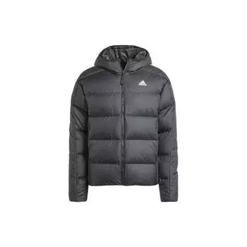 adidas Куртка пуховая средней плотности с капюшоном Черная Мужская Уличная одежда HZ4429 S