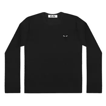 Мужская рубашка PLAY CDG BLACK HEART LST ЧЕРНАЯ AZ T120 051
