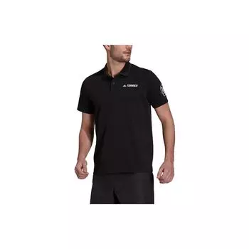 Мужская рубашка поло Adidas Badge Of Sport черная GR9968 XL