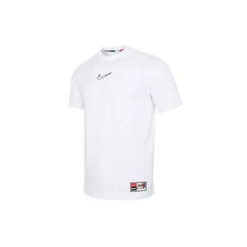 Мужская спортивная футболка с вышитым логотипом Nike, белая CZ1010-100 XL