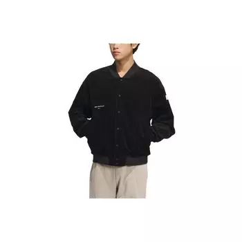 Мужская спортивная куртка Adidas Sportswear Lounge с монохромной нашивкой-логотипом, черная IQ1387