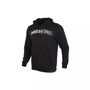 Мужская толстовка с капюшоном Adidas Neo Favorite Nocturnal с логотипом, черная GM2344 L