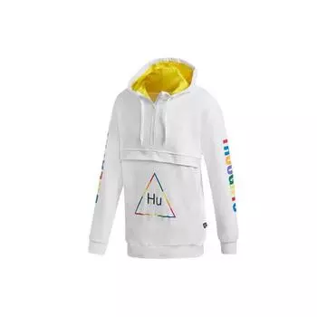 Мужская толстовка с капюшоном Adidas Originals Trefoil x Pharrell Williams, белая FR9069