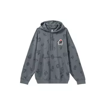 Мужская толстовка с капюшоном Adidas Originals Trefoil Logo Print, синяя HR3463 M