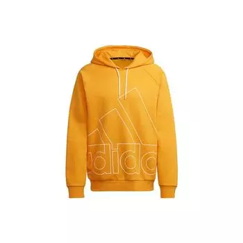 Мужская толстовка с капюшоном Adidas с большим логотипом, золотистая HB5090 S