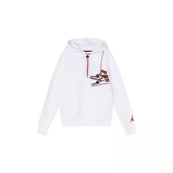 Мужская толстовка с капюшоном Jordan Jumpman Holiday белая CT3458-100 XXL