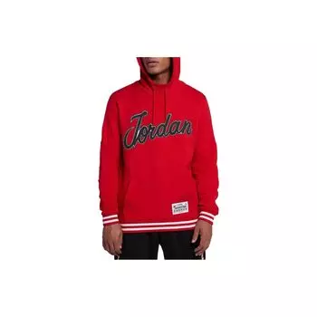 Мужская толстовка с капюшоном Jordan Logo Print, красная BQ5181-657 L