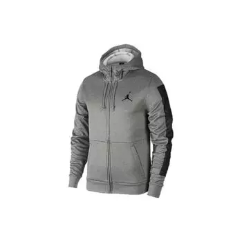 Мужская толстовка с капюшоном Jordan Logo Printed Zip-Up Hoodie Grey 861468-091 S
