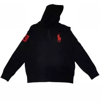 Мужская толстовка с капюшоном Polo Ralph Lauren FW23 Logo Hoodie Black 710692773-002 L