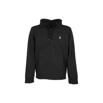 Мужская толстовка с капюшоном Polo Ralph Lauren с вышитым логотипом, однотонная, черная, 710888282-001 M