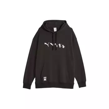 Мужская толстовка с капюшоном Puma X Ripndip Collaboration SS23 Cat с графическим принтом и логотипом, черная 622197-01 XS