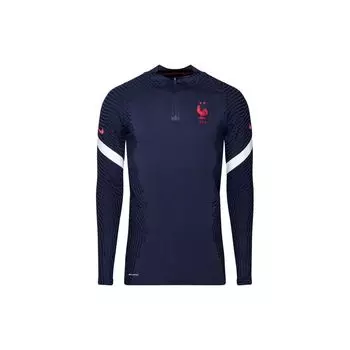 Мужская уличная футболка Nike Vaporknit France Strike L/S Midnight Blue CD2170-498 S