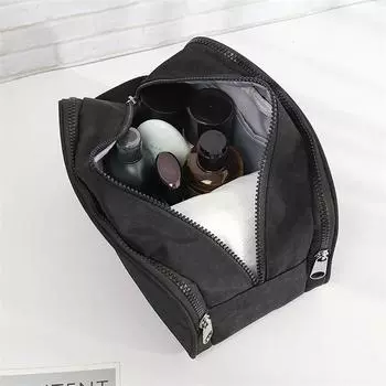 Мужская высококачественная косметичка Oxford Travel Toilet Bag Organizer Водонепроницаемая женская косметичка для мытья рук Косметичка чёрный