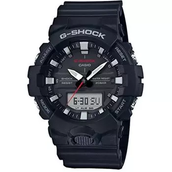 Мужские аналоговые цифровые часы CASIO G-SHOCK GA-800-1AJF с большим корпусом и двойным временем НОВИНКА