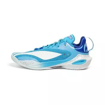 Мужские баскетбольные кроссовки Li Ning Flash Attack 11 CBA Ningbo Team PE Edition Светло-голубые ABAU053-30 50