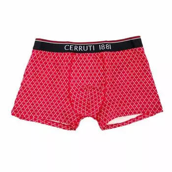 Мужские боксеры из эластичного хлопка CERRUTI S красный