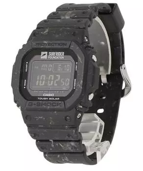 Мужские часы Casio G-Shock Digital Surfrider Foundation Collaboration с ремешком из смолы Tough Solar G-5600SRF-1 200M чёрный