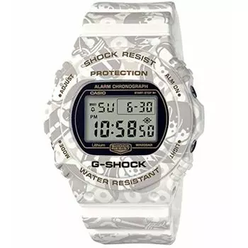 Мужские часы CASIO G-SHOCK DW-5700SLG-7JR SHICHI-FUKU-JIN модель Jurojin NEW