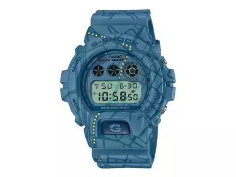 Мужские часы CASIO G-SHOCK DW-6900SBY-2JR Blue Treasure Hunt Limited с полимерным ремешком