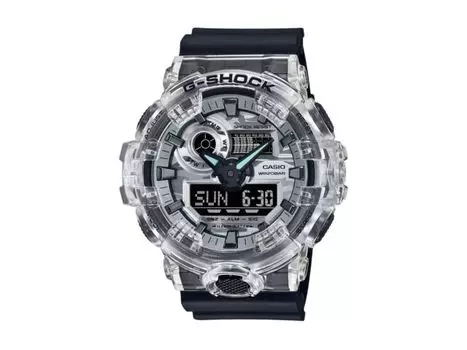 Мужские часы CASIO G-SHOCK GA-700SKC-1AJF с камуфляжным скелетоном и полимерным ремешком НОВЫЕ